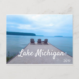 Lake Michigan in Door County 2019 Postkarte