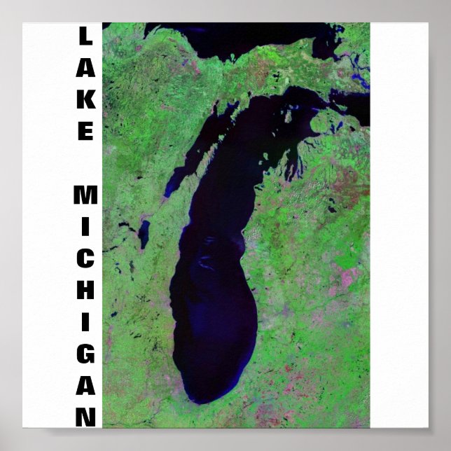 Lake Michigan Poster (Vorne)