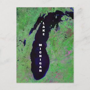Lake Michigan Postkarte