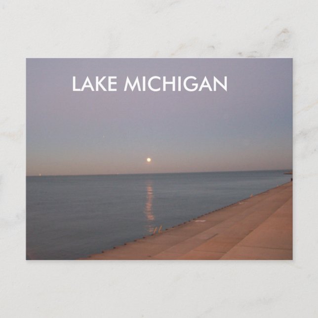LAKE MICHIGAN POSTKARTE (Vorderseite)
