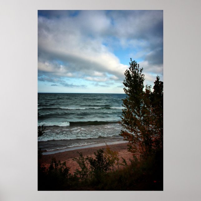 Lake Michigan - St. Ignace, MI Poster (Vorne)