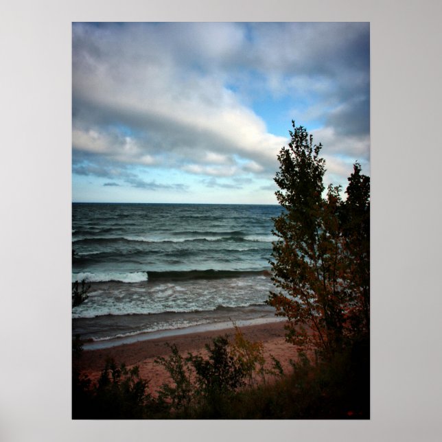 Lake Michigan - St. Ignace, MI Poster (Vorne)