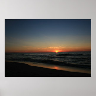 Lake Michigan Sunset 2 Poster