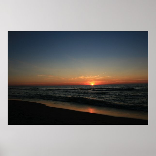 Lake Michigan Sunset 2 Poster (Vorne)