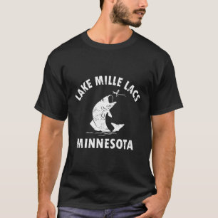 Lake Mille Lacs Fishing Hoodie Bass Fisherman Gesc T-Shirt