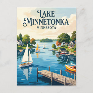 Lake Minnetonka, Minnesota Postkarte