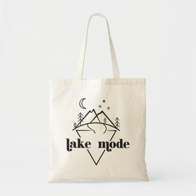 Lake Mode Modern Boho Tragetasche (Vorne)