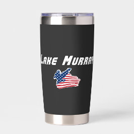 Lake Murray South Carolina Patriotischer Adler Thermobecher