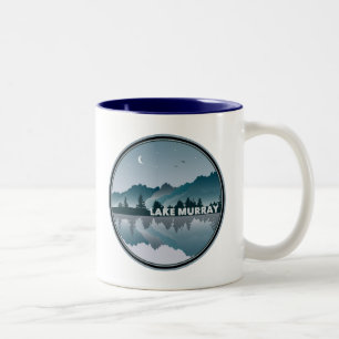 Lake Murray South Carolina Reflexion Zweifarbige Tasse