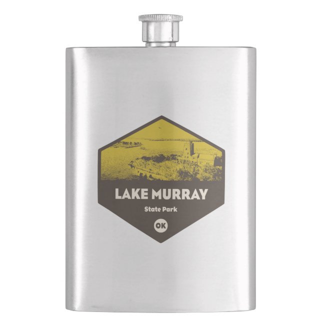 Lake Murray Staat Park Oklahoma Flachmann (Vorderseite)