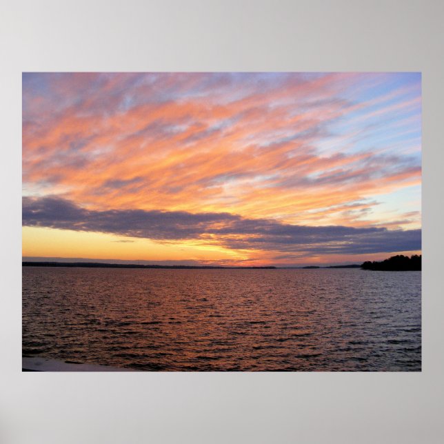 Lake Murray Sunset Poster (Vorne)