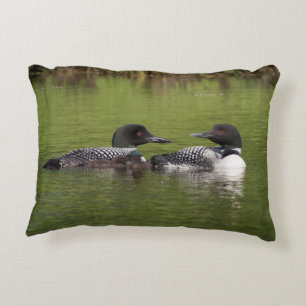 Lake Nettie Loons-Kopfkissen Dekokissen