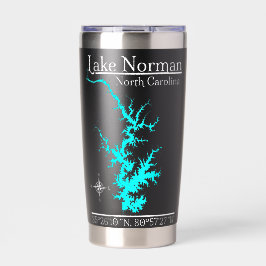 Lake Norman North Carolina Kartenkoordinaten Thermobecher