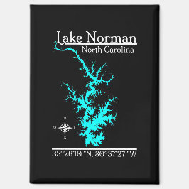 Lake Norman North Carolina Koordinaten Magnet