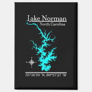 Lake Norman North Carolina Koordinaten Magnet