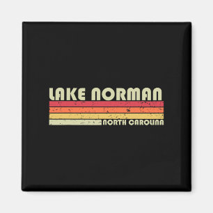 Lake Norman North Carolina Lustiges Angeln Camping Magnet