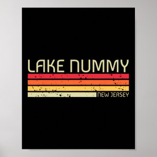 Lake Nummy New Jersey Lustige Angeln Camping Somme Poster