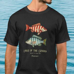 Lake of the Ozarks Missouri Fisch T-Shirt