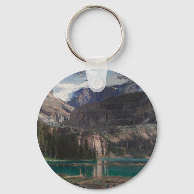Lake O'Hara von John Singer Sargent, Viktorianisch Schlüsselanhänger (Vorderseite)