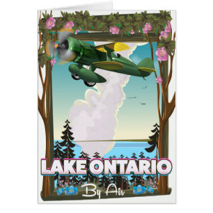 Lake Ontario Nordamerikanisches Flugposter
