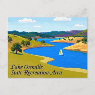 Lake Oroville State Recreation Area Kalifornien Postkarte
