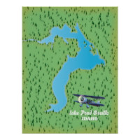 Lake Pend Oreille Idaho Karte