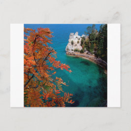 Lake Pictured Rocks Shore Superior Michigan Postkarte