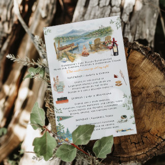 Lake Placid Bachelorette Weekend Itinerary  Einladung