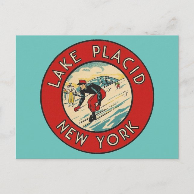 Lake Placid, New York - Carte postale (Devant)