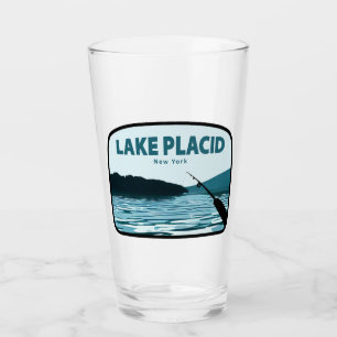 Lake Placid New York Fishing Rod Glas
