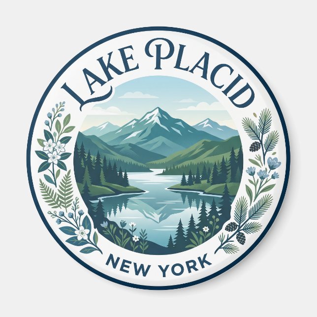 Lake Placid New York Magnet (Vorne)