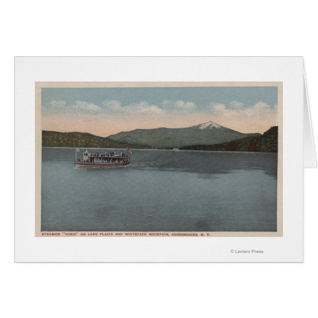 Lake Placid, NY - View of Steamer Doris (Vorderseite (Horizontal))
