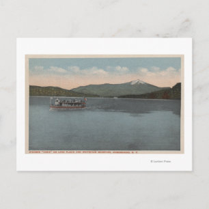 Lake Placid, NY - View of Steamer Doris Postkarte