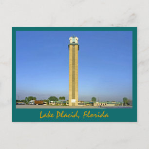 Lake Placid Tower- Lake Placid, Florida Postkarte