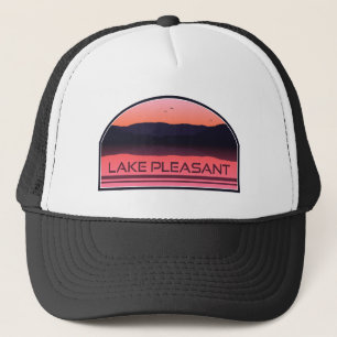 Lake Pleasant Arizona Red Sunrise Truckerkappe