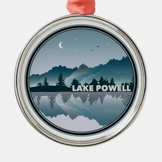 Lake Powell Arizona Ornament Aus Metall (Vorne)