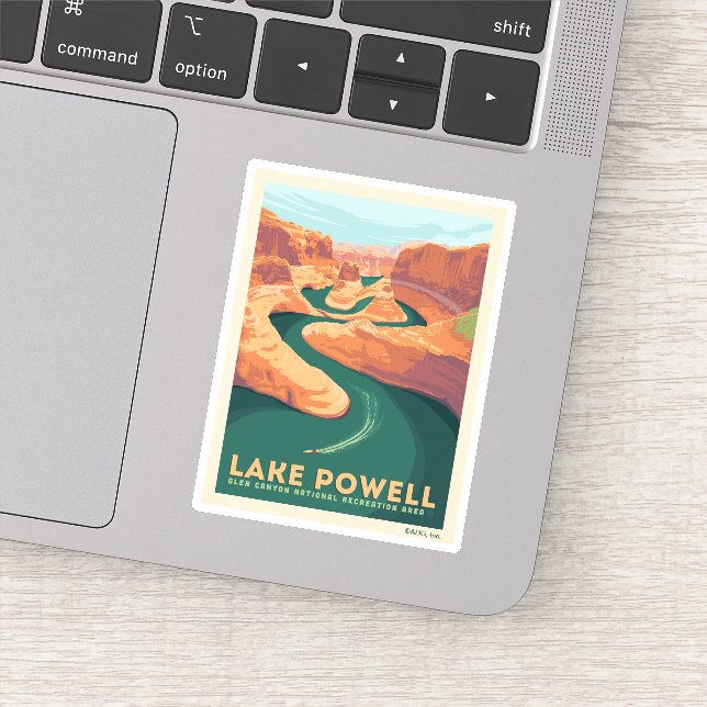 Lake Powell | Arizona & Utah Aufkleber (Detail)