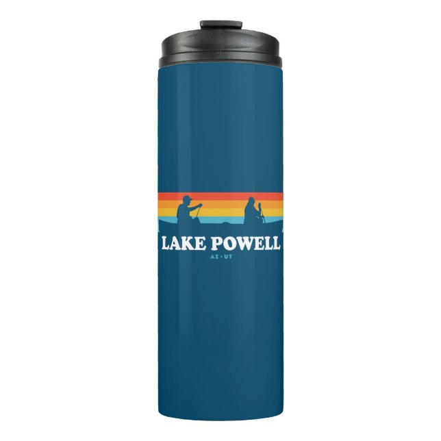 Lake Powell Arizona Utah Canoe Thermosbecher (Vorderseite)
