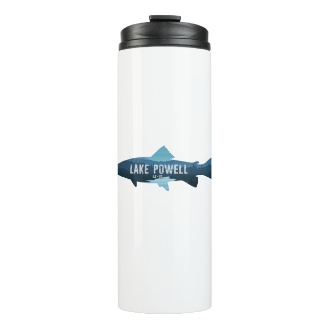 Lake Powell Arizona Utah Fish Thermosbecher (Vorderseite)