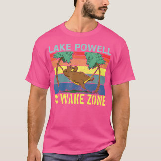 Lake Powell Arizona Utah No Weck Zone Bear Boating T-Shirt