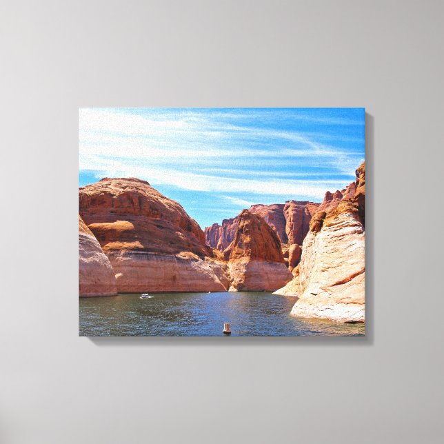 Lake Powell Leinwanddruck (Vorderseite)