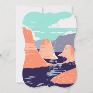 Lake Powell Mitteilungskarte