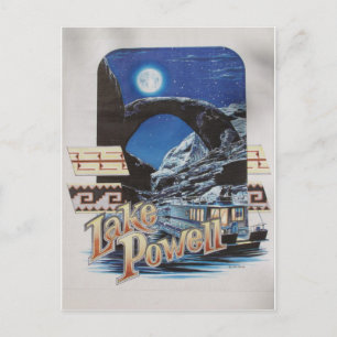 Lake Powell Moonlite Landschaftlich Postkarte