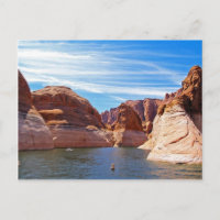Lake Powell Page Arizona Wasserspeicher Landschaft