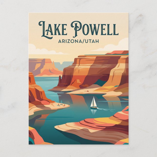 Lake Powell USA Postkarte (Vorderseite)