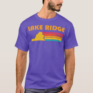 Lake Ridge Virginia Vintag Ausgefallenes Souvenir T-Shirt