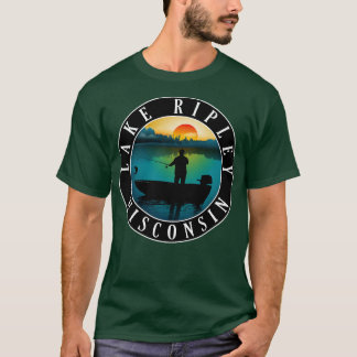 Lake Ripley Wisconsin Fischerei T-Shirt