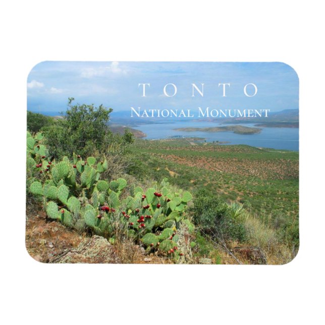 Lake Roosevelt, Tonto National Monument, AZ Magnet (Horizontal)