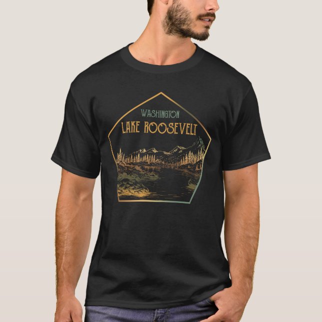 Lake Roosevelt Washington T-Shirt (Vorderseite)