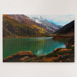 Lake Saiful Muluk Pakistan. Jigsaw Puzzle